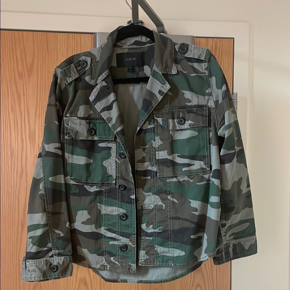 JCrew Camo Jacket